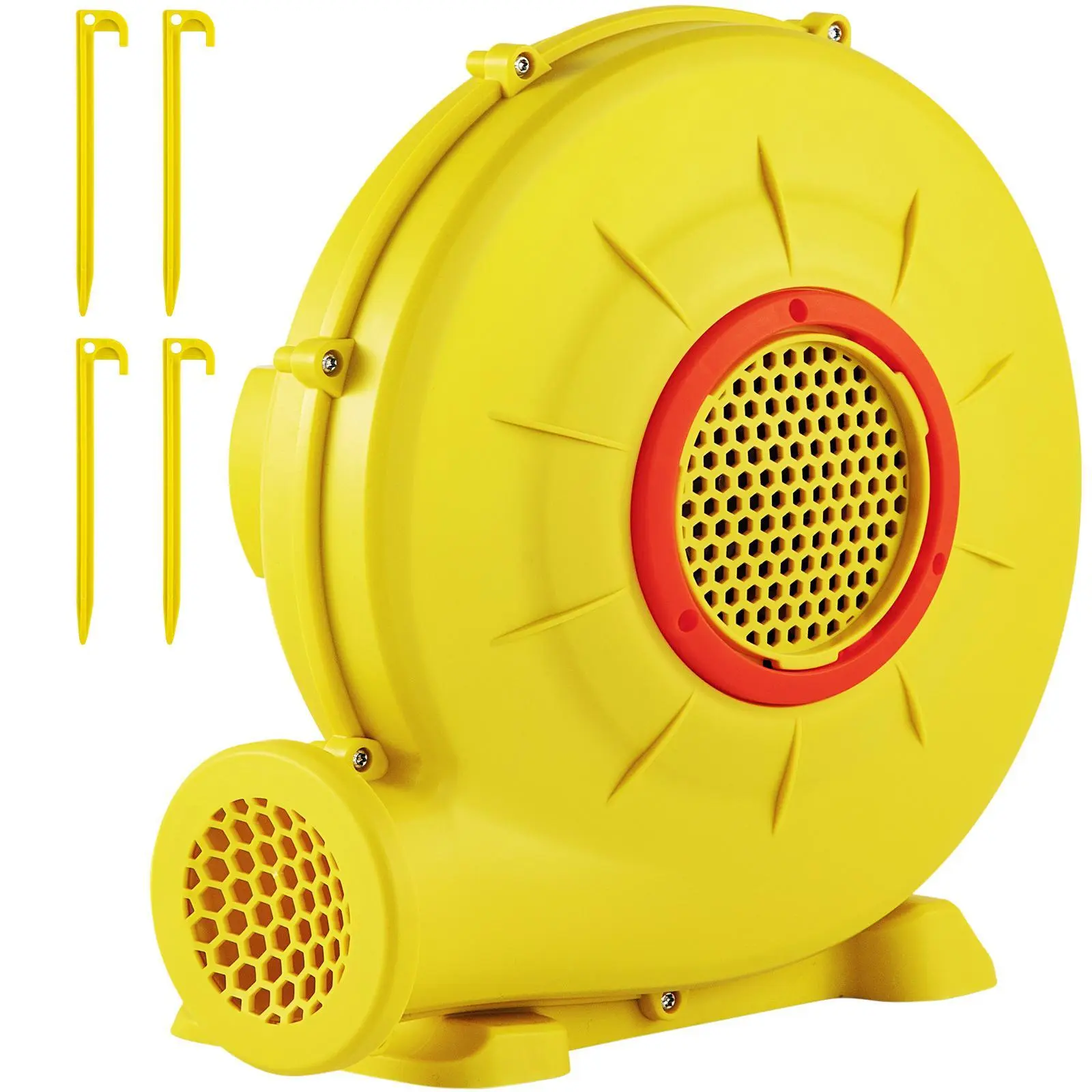 【Summerfinds】VEVOR Air Blower 450W 0.6HP Inflatable BlowerPortable and Powerful Bounce House Blower1750Pa Commercial Air Blower Pump FanUsed for Inflatable Bouncy Castle and Jump Tested to UL Standards, Portable Blower Blowers