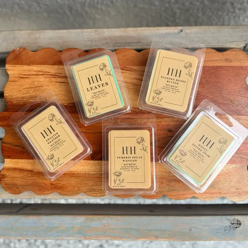 H|H Fall Scents 2.5 Wax Melt Clamshell Week 1