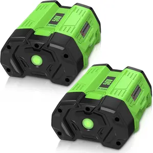 2 Packs 56V 5000mAh High Capacity Replacement for EGO Battery Compatible with 56 Volt Lithium Power Tools BA2800 BA4200 BA4200T BA1400 BA1400T BA2240 Lawn Mower,Leaf Blower,Chainsaw