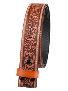 Western Fashion PU Buckle Belt Strap, Boho Style Belt, Unisex Casual Style, Versatile Fit for Men and Women, Perfect Match for Daily Wear, Stylish Belts