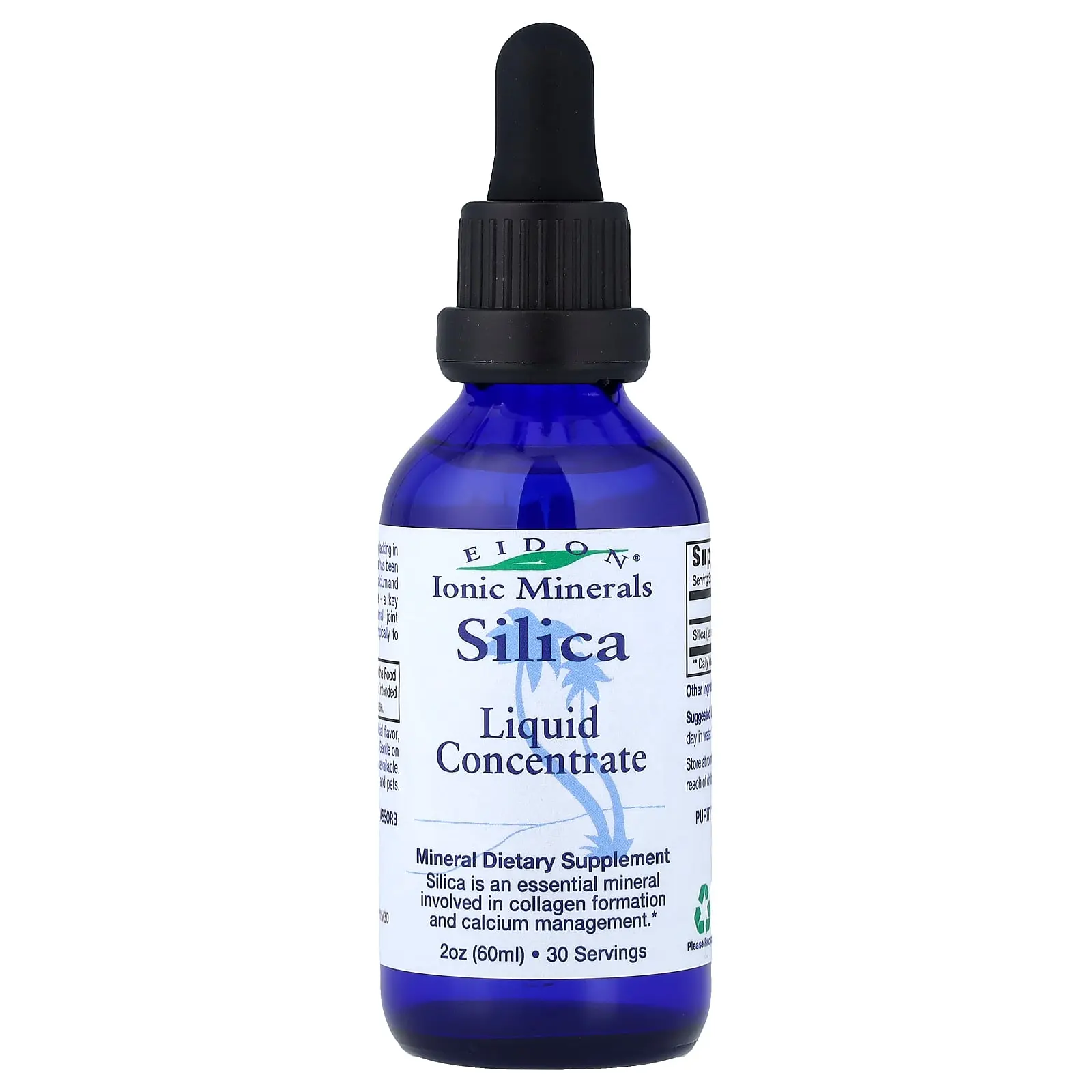 Eidon Ionic Minerals Silica, Liquid Concentrate, 2 oz (60 ml) Eidon Ionic Minerals Silica, Liquid Concentrate, 2 oz (60 ml)