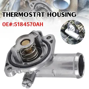 Aluminum Engine Coolant Thermostat Housing OE 5184570AH for Jeep Dodge Chrysler 3.6L 3.2L 2011-2021