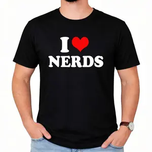 Graphic I Love Nerds Tee – Fun Stylish Shirt for Nerds