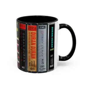 Duran Duran Albums Cassette Retro Collection Accent Mug