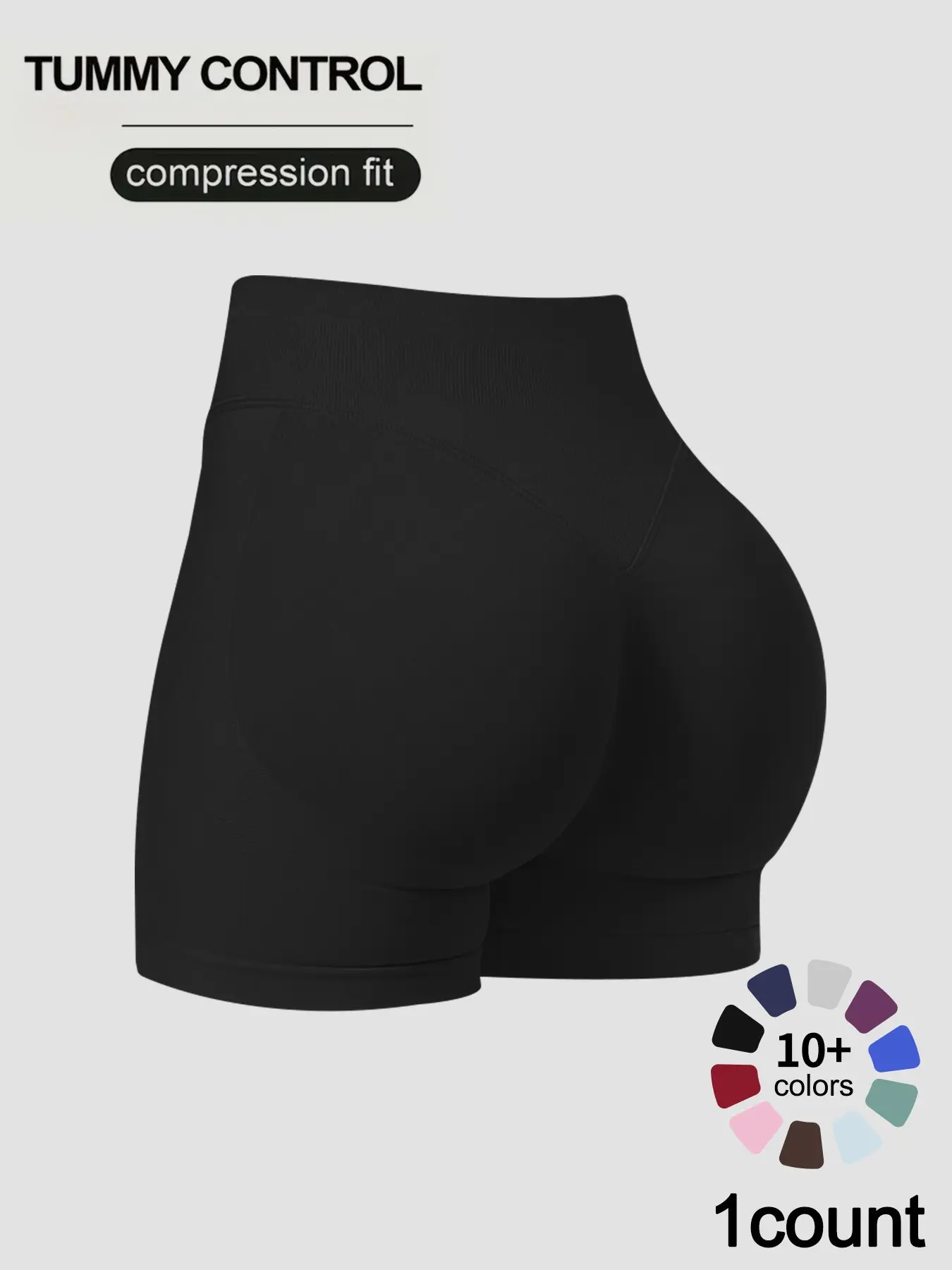 1/3 Pcs Impact Workout Exercise Shorts Gymwear Women Yoga Fitness Gym Sportswear Hidden Scrunch Butt Lifting Seamless High Stretch Sporty Shorts,Casual Stylish Everyday Wear for All Seasons