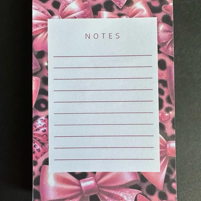 4x6 inch Custom Notepads with 25 Pages - Perfect for Notes and Reminders