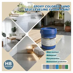 Epoxy Flooring Paint Kit for Small & Large Spaces High Coverage Cost Effective Epoxy Sand Paint