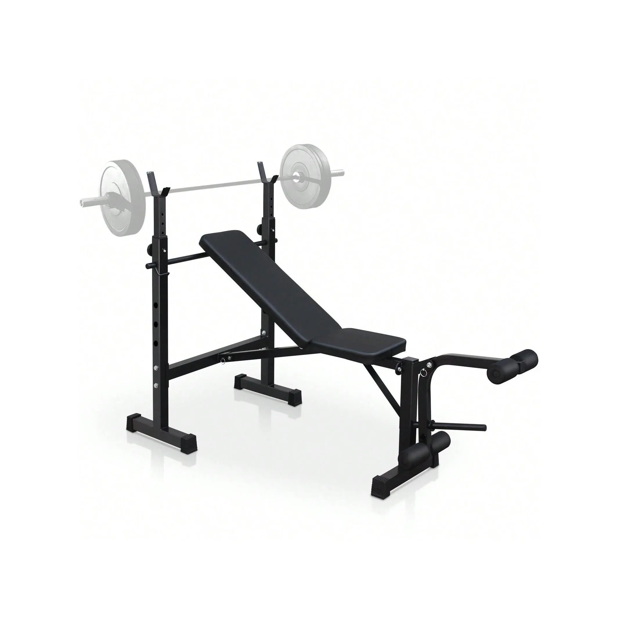 Olympic Weight Bench Press Set With Squat Rack And Bench For Home Gym Full Body Workout Strength training