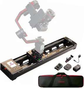 IFOOTAGE Shark Slider Nano II 660 Motorized Camera Slider - 26" Multi-Axis Pan Slider for DJI RS 2/RS3 Pro/RS 4/RS 4 Pro Gimbals, 15.4lbs Payload, 360° Panoramic, 6 Modes, Phone/Camera Compatible​