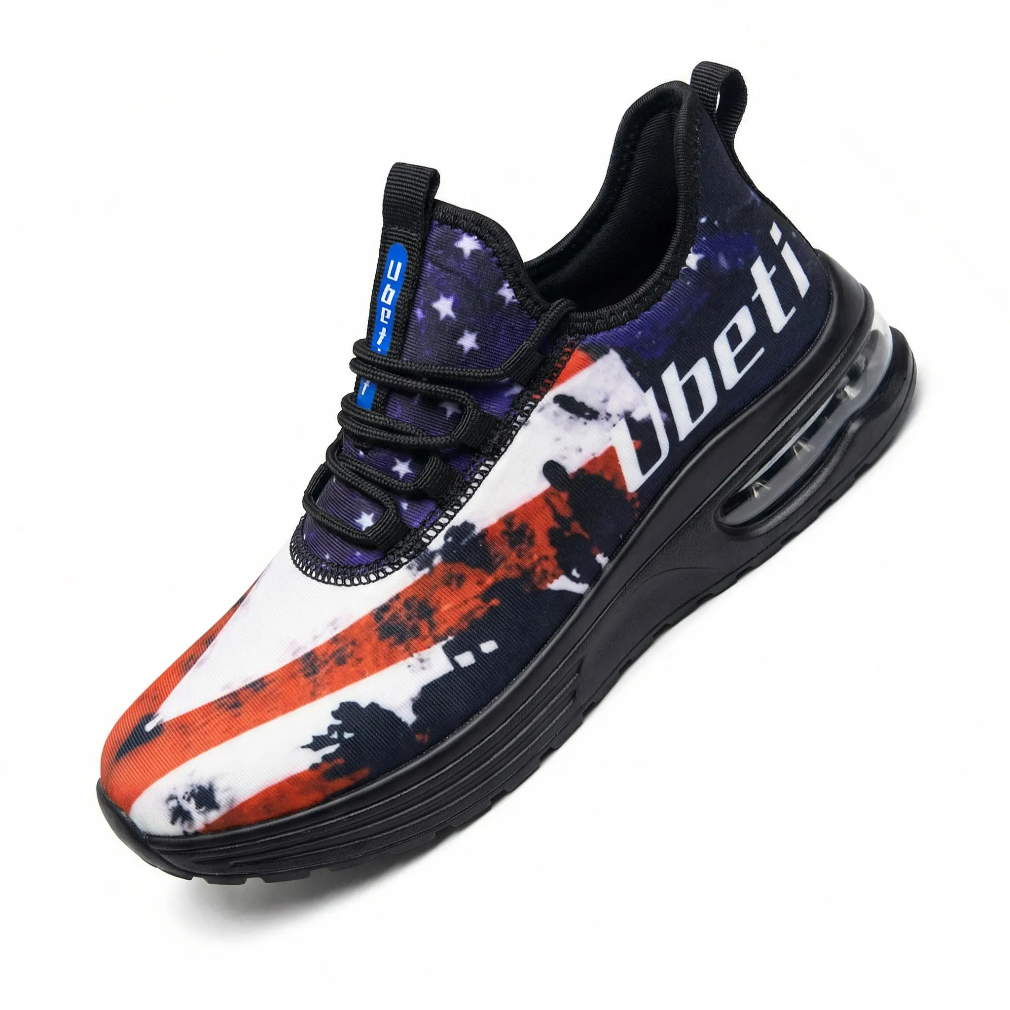 Ubetif Women's Blue Striped Sneakers, Sporty Chic Low Top Trainers with a Lightweight Sole for All Seasons Comfort & Travel, Athletic, Breathable Sole, Fitness Travel, Striped Look, Versatile Usage, Stripes, Feminine Style Casual Trainers, Athleisure Outf