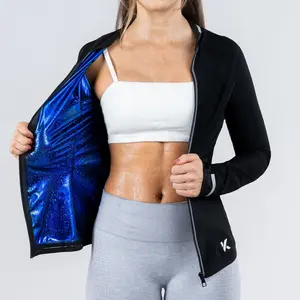 Kewlioo Pro Sauna Jacket for Women Sauna Sweat Vest for Gym, Fitness, Exercise