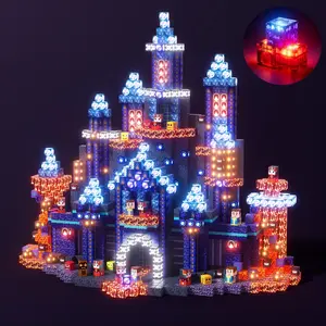 Magnetic Building Blocks 150PCS, Creative Building Block – Light-Up Cubes & Magnetic Tiles Set | STEM Montessori Sensory Toys for Spatial Reasoning & Creativity | Glowing Construction Kit for Kids Ages 3-8 | Birthday Christmas Gift for Boys Girls