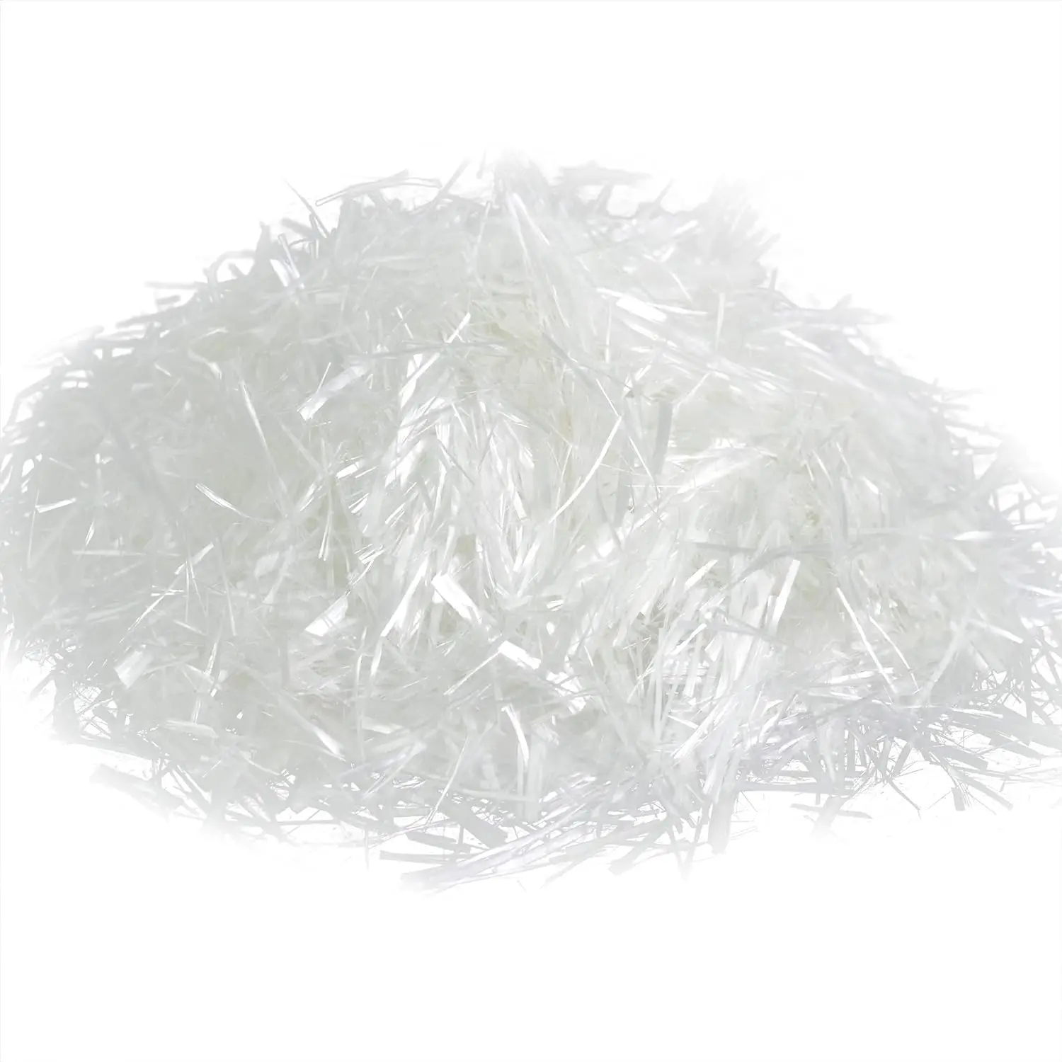 Fiberglass Cement Mix for Reinforcement, Anti-Seepage, Anti-Cracking - 3/4"(19mm), 1lb - Ideal for Building Walls, Basements, Pond - 1 Cubic yd Coverage Capability