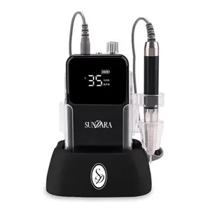 Black Portable Cordless Nail Drill