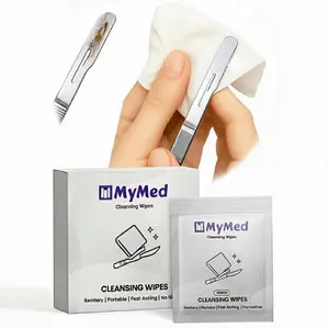 BeautyWipe Individually Wrapped Derm Pads for Facial Dermaplaning & Beauty Tools