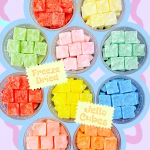 G-BOX Freeze Dried Jello Sample Pack - Freeze Dried Jelly Snack Pack - Freeze Dried Candy