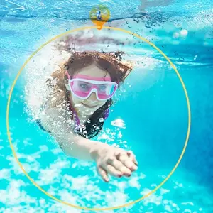 Swimming Ring, 2 Counts/set Underwater Pool Games, Inflatable Hoops for Swimming Skill Improvement, Water Sports Equipment for Kids, Pool Float, Pool Floaties