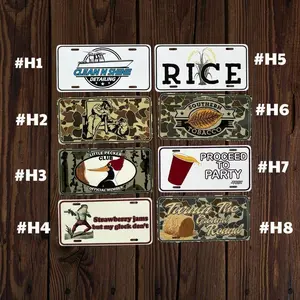 KING RANCH License Plates Collection, Camouflage Car Accessory, Gifts for Him, Hunting, Tag for Car, Truck