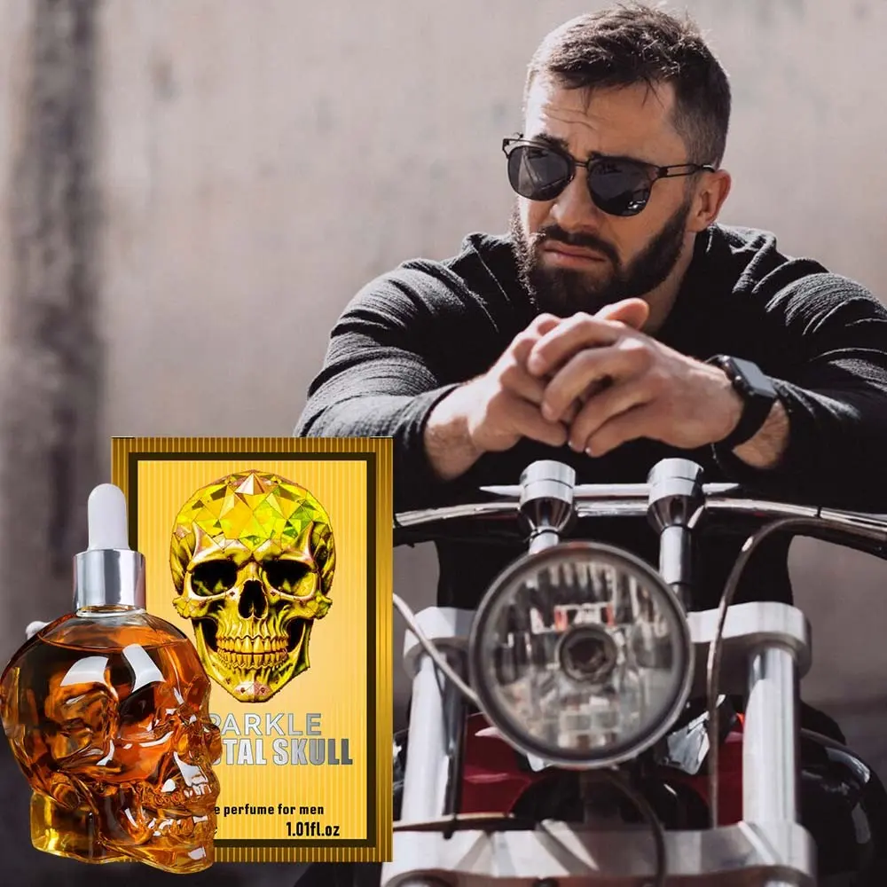 Edie Bao Shining Crystal Perfume Aroma Scent Men's Eau De Cologne 30ML, Wood Scented Cinnamon Fragrance, Earthy Woody Fragrance, Single Pack, Non-Alcoholic Liquid Spray