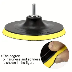 Sanding pad, threaded hexagonal drill adapter, uncharged, used for corner grinders, drill bit buffer polishing machine accessories, Tool Accessories