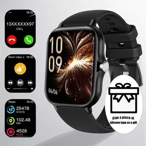 1.83 Inch Touch Screen Smartwatch with Phone Calls, Multiple Sports Modes, BT-compatible, Android & iOS Compatible, Men's & Women's Fashion Watch