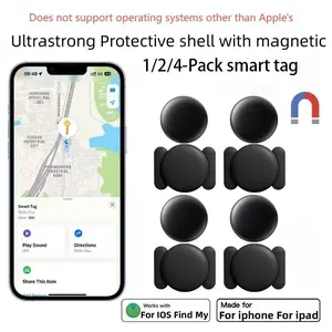 Smart Tracker Locator for Apple Find My APP, GPS Tracker, Replaceable Battery, Magnetic Case, Ideal for Keys, Wallets, Backpacks, Luggage