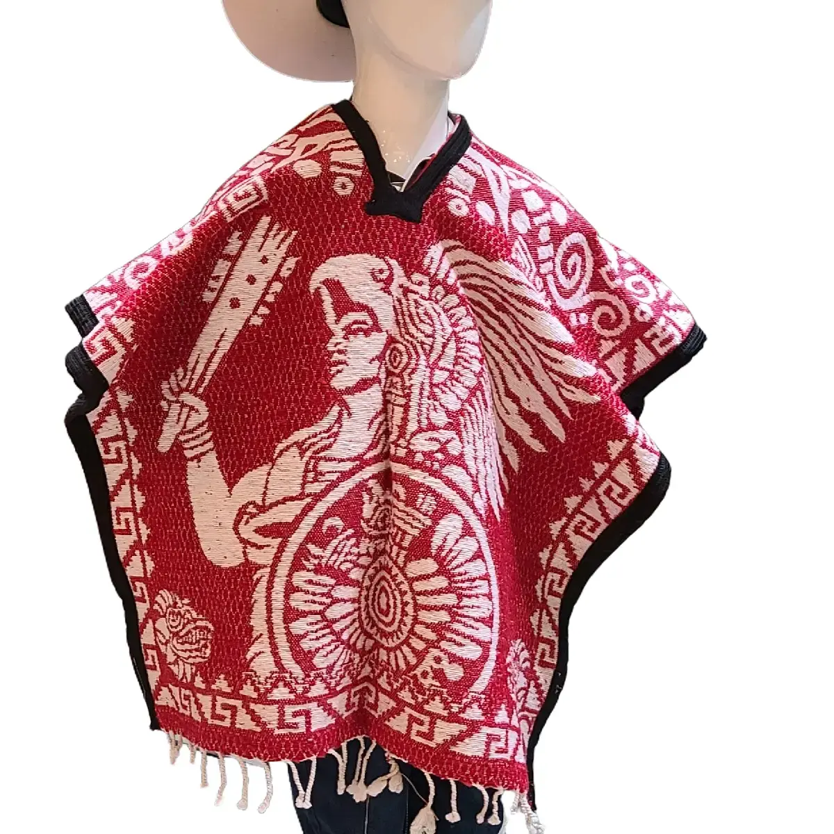 My Western Cut Unisex Horse Print Juvenil Rain Poncho - Front and Back Designed for Home Use