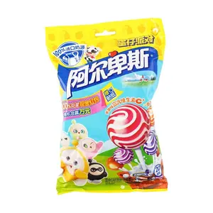 Alpenliebe Lollipop Assorted Flavors - Milk & Fruit Candy, 20 Sticks, 200g - Nostalgic Childhood Treat
