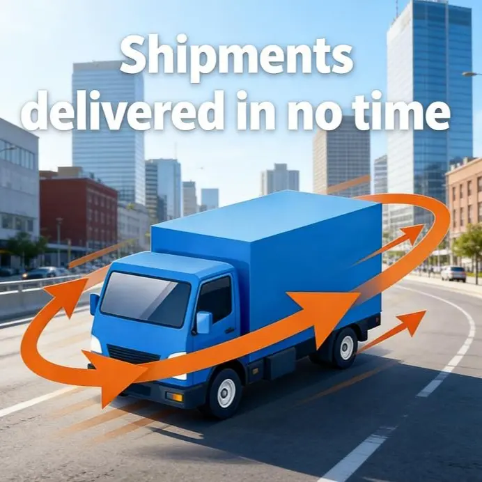 Shipmentsdelivered in no time
