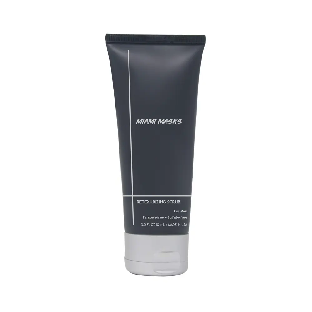 Soft Exfoliating Scrub, Pre-Shave Face Cleanser with Sea Kelp and Green Tea for Silky Smooth, Even Skin - 3 oz, Face Exfoliator Scrub, Skin Exfoliate, Physical, Silkier Skin