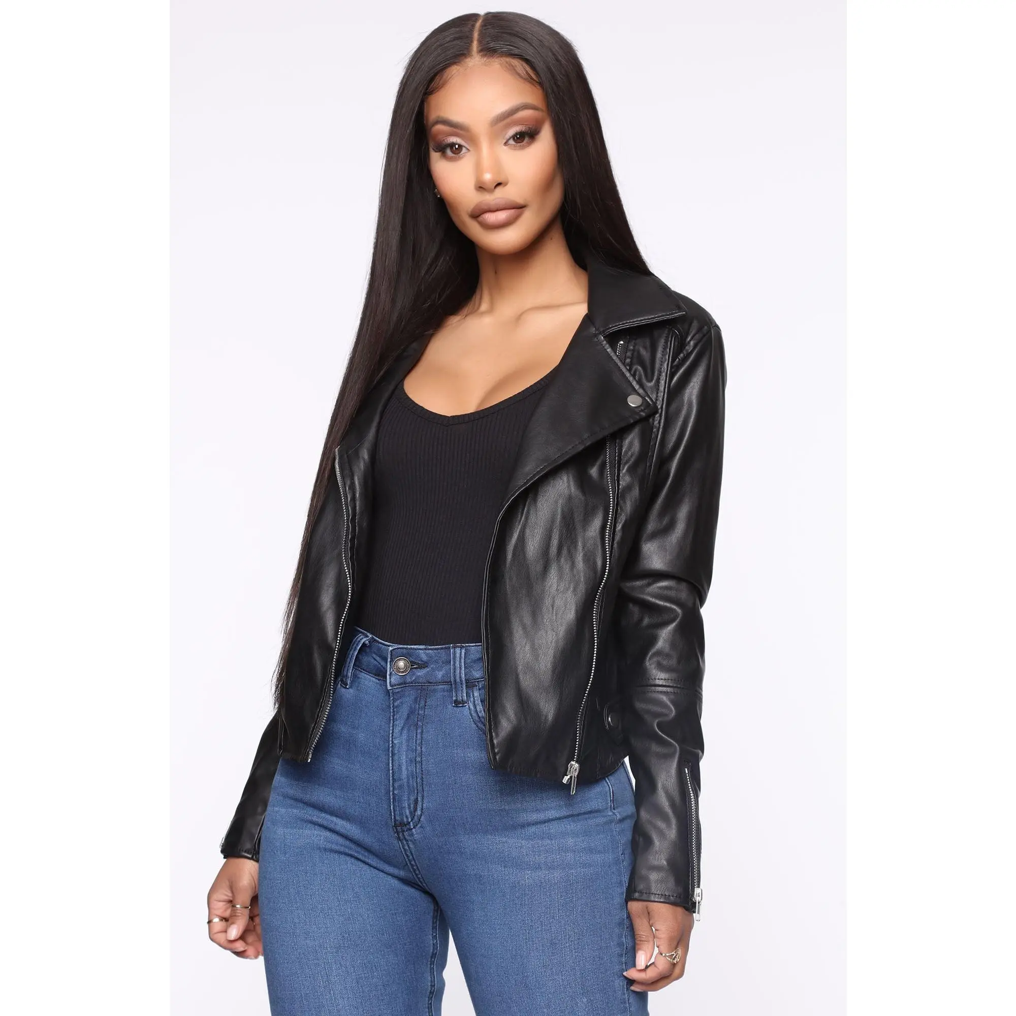 Never Average Moto Jacket - Black Never Average Moto Jacket - Black