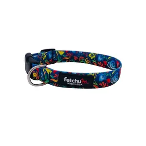 Blue Floral Collar