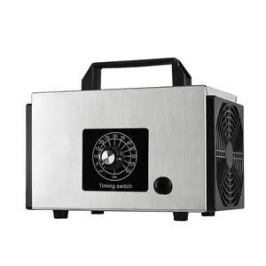 2000 sq. ft. Ion Generator Purifier for car, 30000mg/h Odor Removal Ozone Generator with 60-Min Timer, Silver