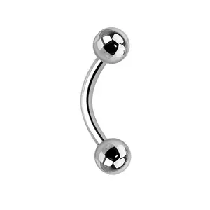 Internal thread curved barbell, sold per piece