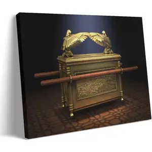 Ark of The Covenant Design, Framed Painting, Modern Art Poster Canvas Wall Art Prints for Wall Decor Room Decor Bedroom Decor Gifts