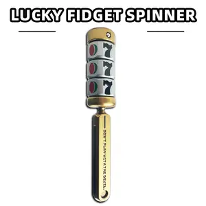 JAJOIITOY 2026 New EDC Fidget Toy Lucky Metal Stress-relief Finger Spinner,Gift for Friends,Game Toy for Party. tiktokshopspringglowup,summervibes