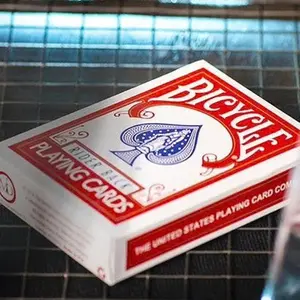 Bicycle Playing Cards Ultimate Marked Deck - USPCC-Printed Classic Standard-Size Red & Blue Rider Back Editions with Invisible Mark for Magic Tricks