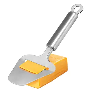Stainless Steel Cheese Slicer - Copenhagen For All Types of Cheese - Multi-Functional Cheese Slicer - Handheld Slicer - Silver Non-Stick - Dishwasher Safe - For Kitchen Cooking summerwins
