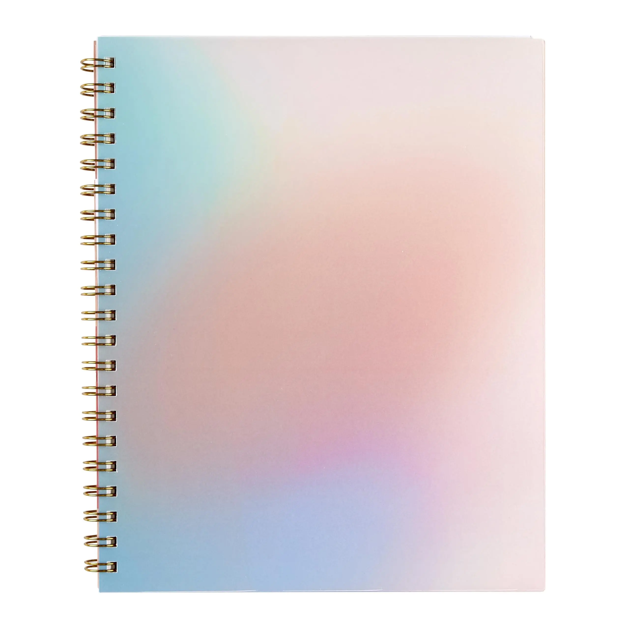 Erin Condren Large Undated Productivity Planner - Neutral Colorblends Cover, 12-Month Customizable Flexibility, Gold Wire Binding, Included Sticker Sheets