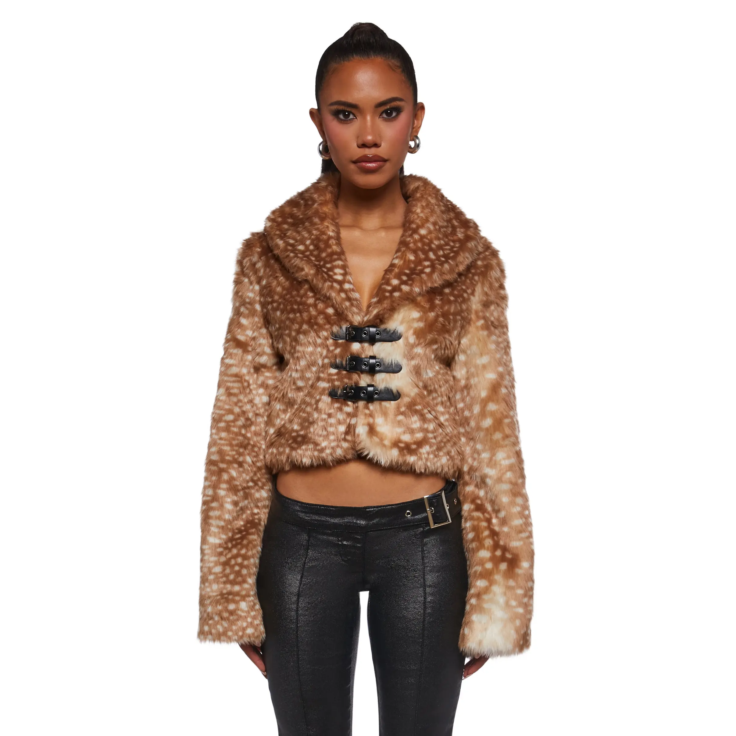 Fawn Over Me Faux Fur Jacket
