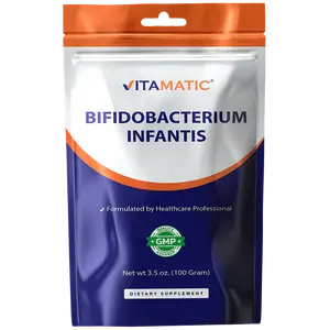 Vitamatic Bifidobacterium infantis Probiotic Powder - Digestive Health Support - 100 Gram (3.5 OZ) - 100 Servings