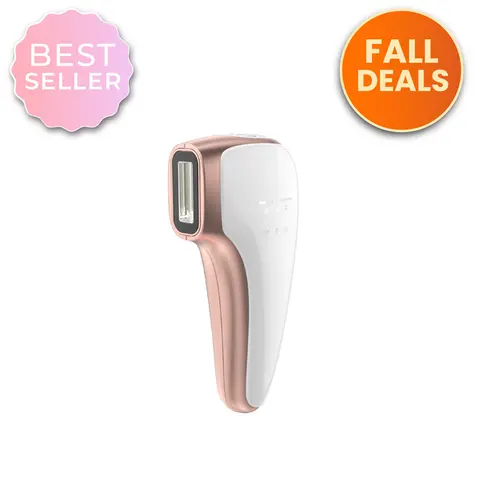 RIKI LOVES RIKI Silky Hair Removal Device with Sapphire Ice Cooling & UV Protection for Smooth Skin Results