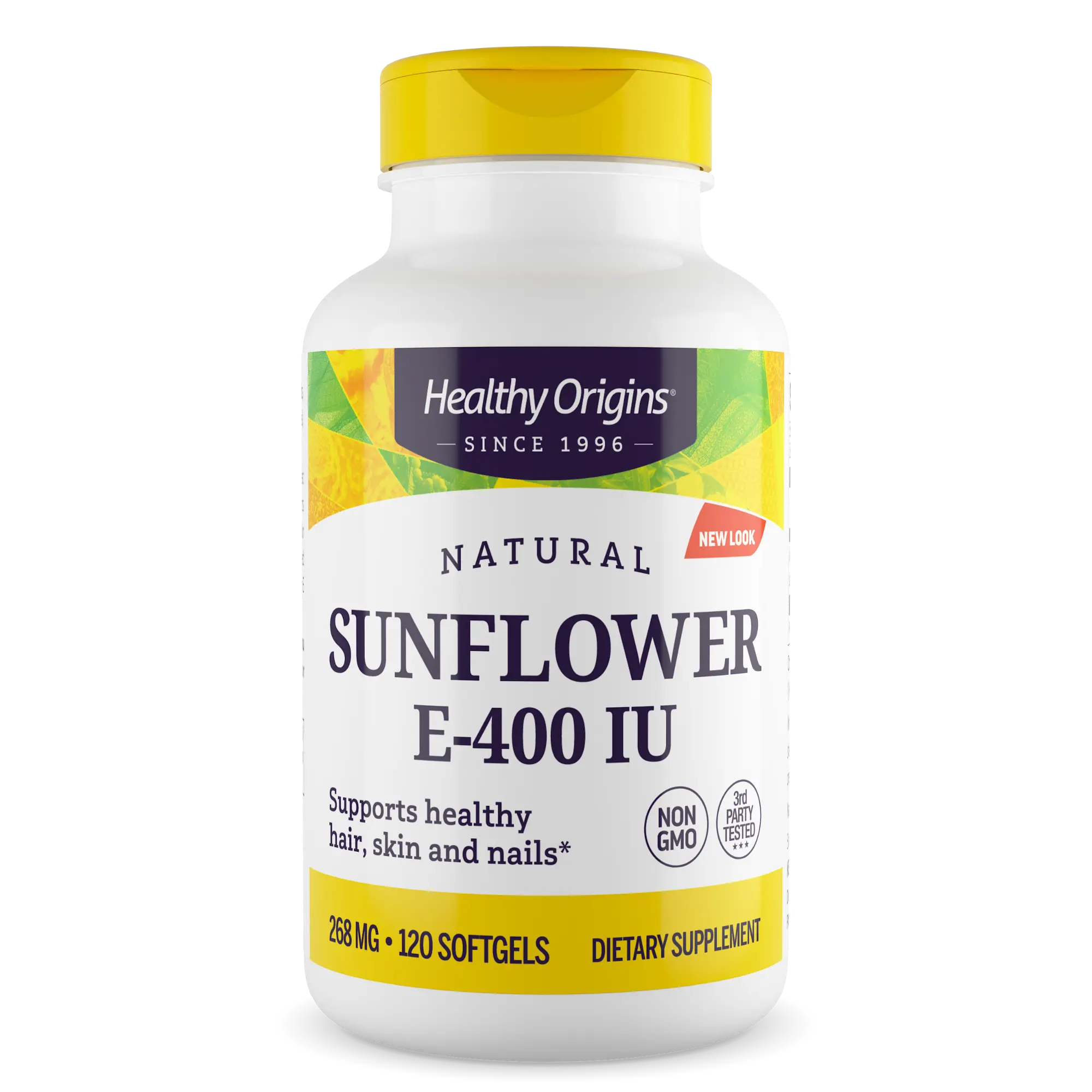 Healthy Origins - Sunflower E-400 IU -  268 MG, 120 Softgels Dietary Supplement