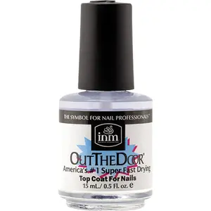 inm Out The Door Fast Dry Top Coat for Nails, 0.5 oz (15 mL) America's #1 Super Fast Drying Formula, Nail Polish for Cuticles Manicure, Beauty & Personal Care Product with Efficiency for US Users