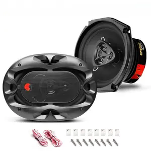 Audio Systems CH6930B 6x9 Inch Coaxial Speakers – 400 Watts Max (Pair), 3-Way Full Range, 4 Ohms Car Door Speakers