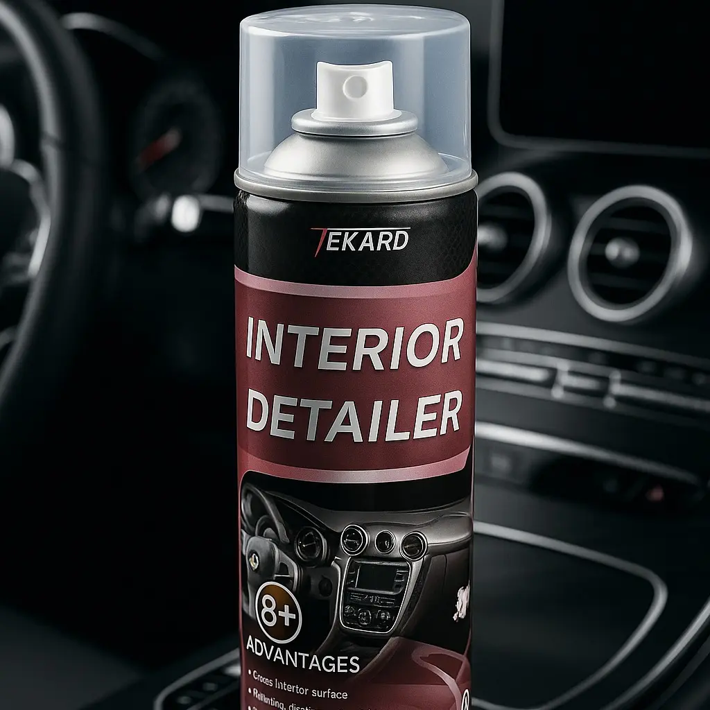 Tekard Interior Detailer – Limpiador 3 en 1 para Interiores de Carro | Quita manchas + Da brillo + Aroma Magnolia