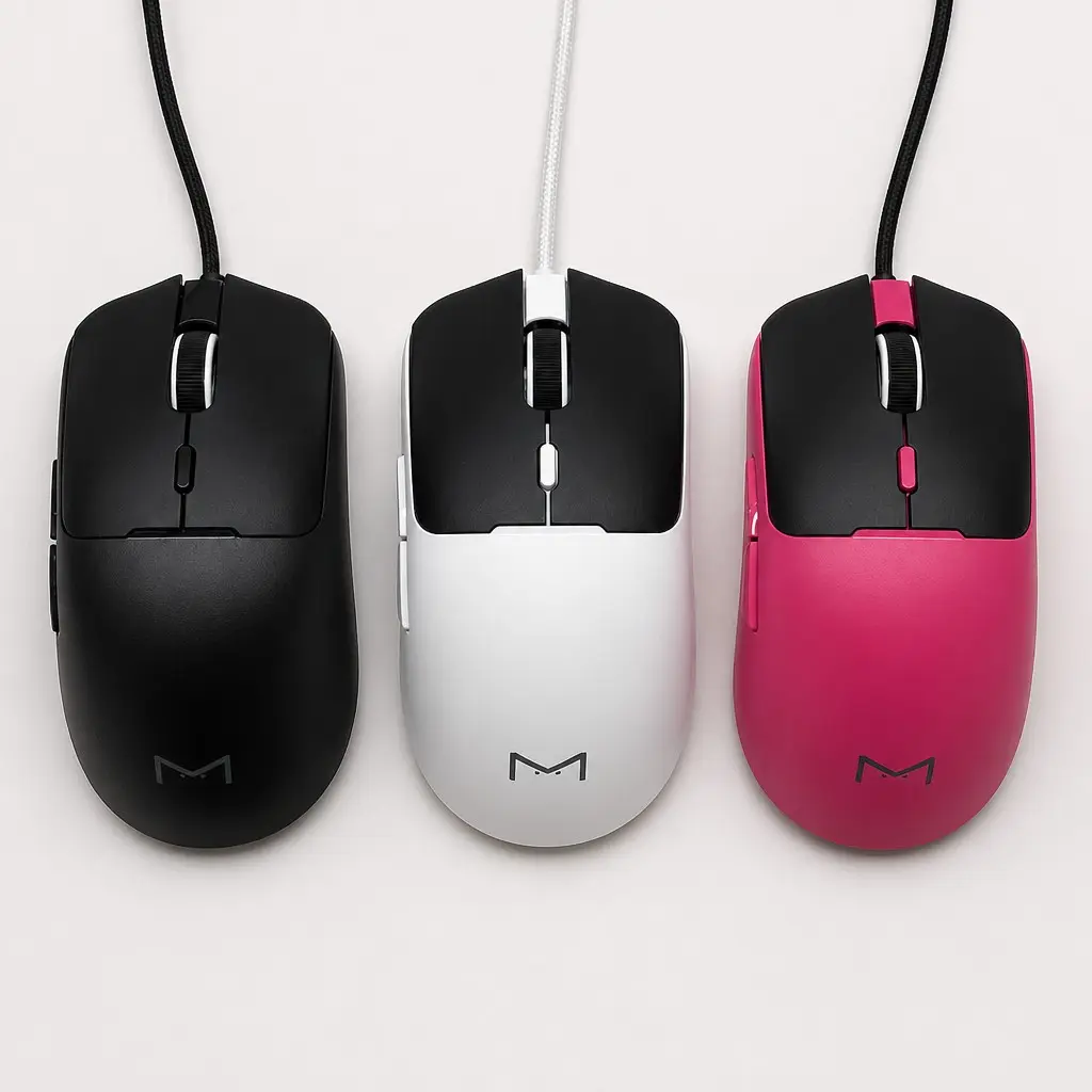 M11 Wired Gaming Mouse - 12800 DPI, Lightweight Design, 6 Programmable Buttons Mouse, Color Changing RGB Lighting, Low Latency, Reliable Performance, Compatible with PC & Mac, for Gaming & Office Use