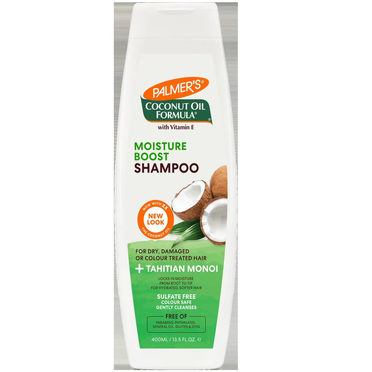 Organic Coconut Oil Formula Conditioning Shampoo, Haircare Liquid Cleanser & Conditioner, 13.5 oz