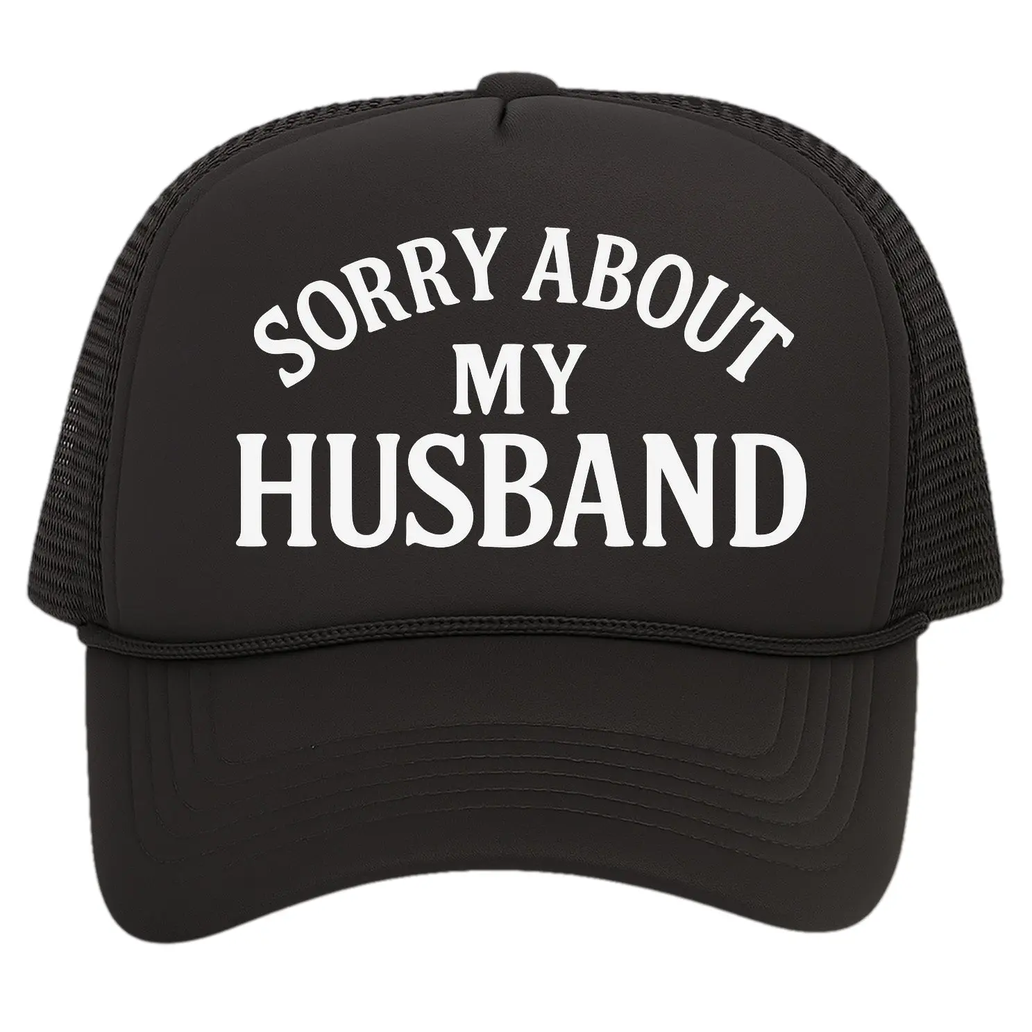 TOP HEADWEAR Funny Trucker Hat for Women – Sorry About My Husband Trucker Hat Funny Cap for Wife Bachelorette Gift