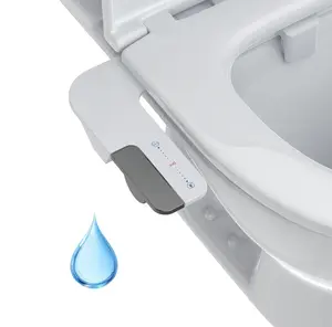 Garvee Non-Electric Flushing Ecological Toilet, Suitable for Extended Toilets, White - Dual Nozzle System, Environmental Water Temperature - Toilet, Easy to Install, Convenient and Practical, Friendly to Wom